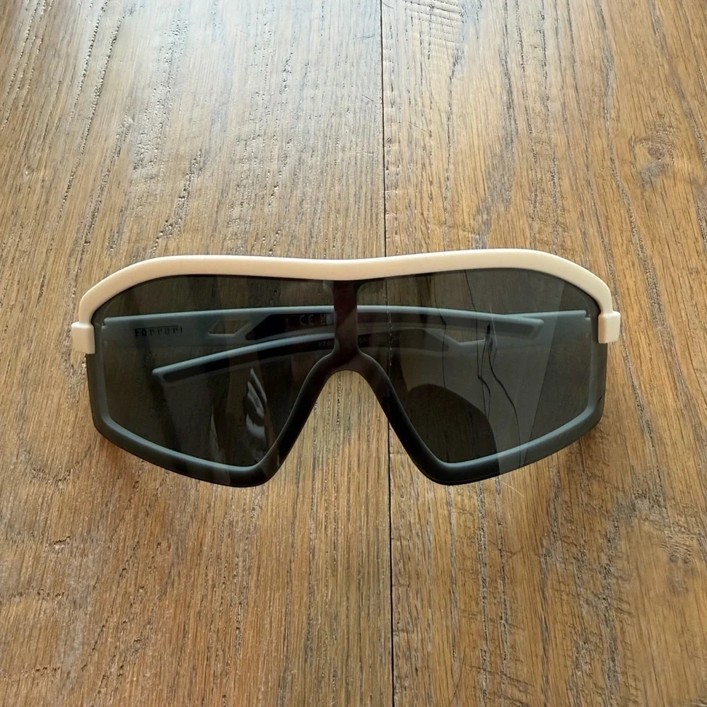 Ferrari Sunglasses — FZ 6010U — Matte White/Grey